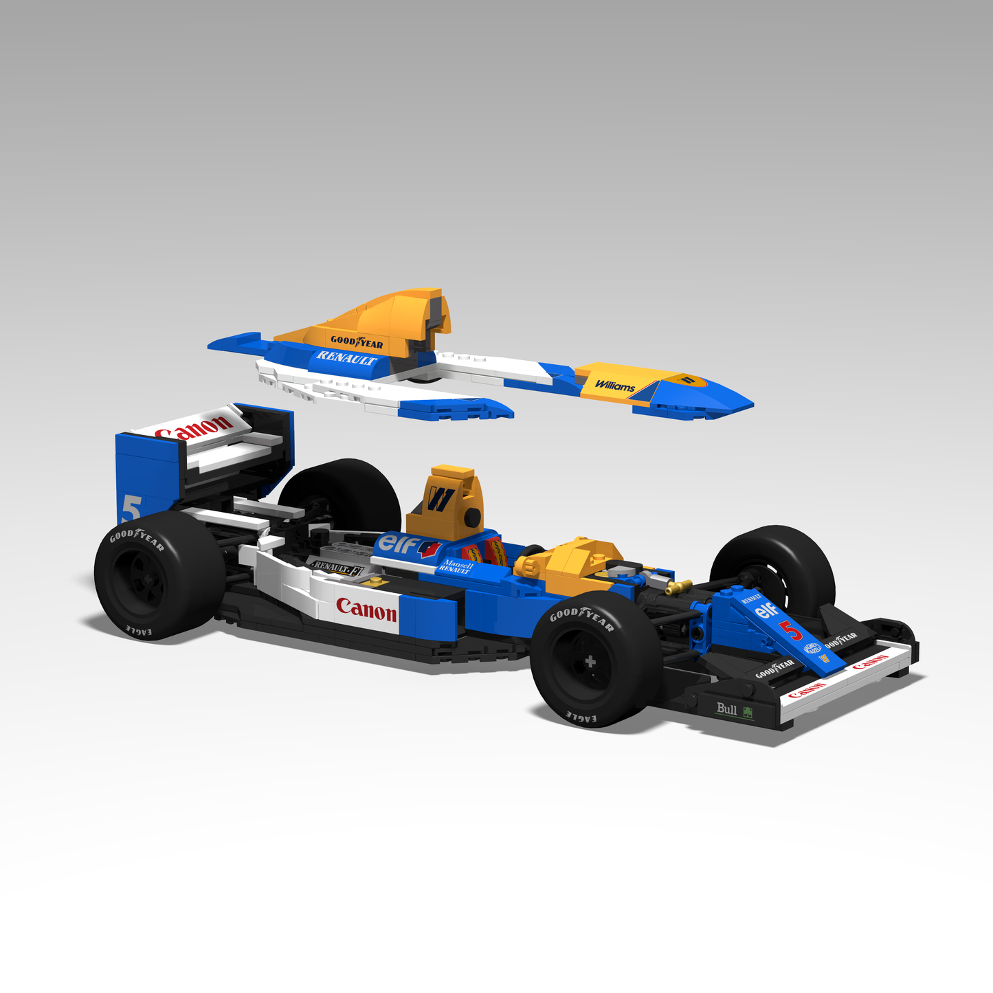 Williams FW14B 10353 Supermod 1/13 scale