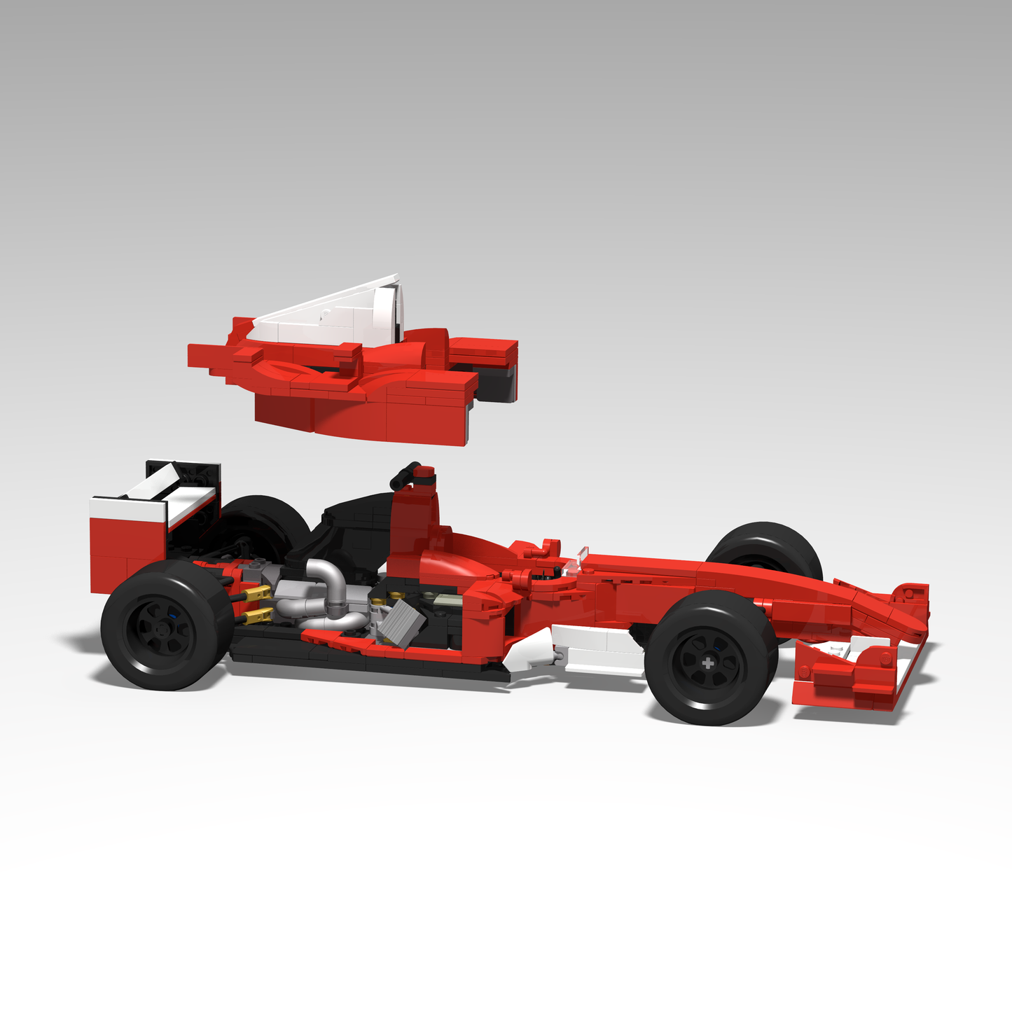 Ferrari F2004 11375 Supermod 1/13 scale